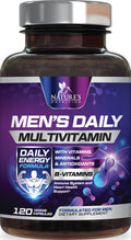 Multivitamin For Men - Daily Energy Extra Strength Vitamin Health For Men - With Vitamins A, C, D, E, B12, Zinc, And Minerals - Multimineral Non Gmo Multivitamin Supplement Made In Usa - 120 Count