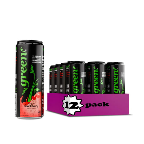 Green Cola Sugar Zero Calories Naturally Sweetened with 100% Stevia Leaf Extract Carbonated Soda 100% Cola Taste 12 Fl Oz each can Pack of 8