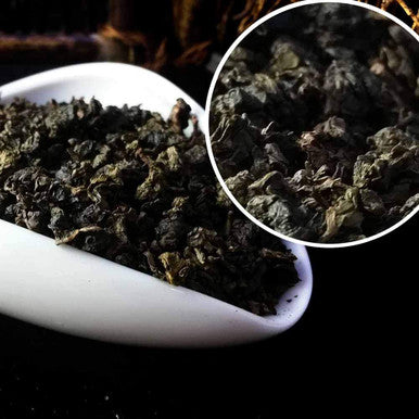 Fullchea - Anxi Black Dragon Oolong Tea - Roasted Oolong Tea Loose Leaf - Black Dragon Oolong Tea with Toasted Flavor (8.8oz / 250g)