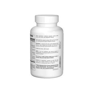 SOURCE S Essential Enzymes In Vegetarian Capsules, 500 Mg - 240 Capsules