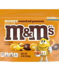 M&M'S Honey Roasted Peanut Milk Chocolate Candy Full Size Crunchy, Sweet and Salty Nutty On the Go Snack, Sharing Size, 9.0 Oz Resealable Pack