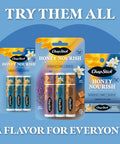 Chapstick Lip Balm Honey Nourish Moisturizing Fomula with Shea Butter and Avocado Butter Vitamin E Honey Vanilla Flavor 3CT BC .45OZ