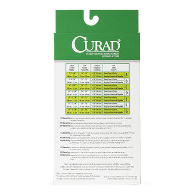 Curad Knee-High Compression Hosiery 8-15 mmHg Short Length Small Pair Beige