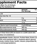 Olympian Labs Enteric Coated Omega 3 Fish Oils 2000 Mg Per Serving/ 60 Servings 120 Softgels