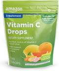 Basic Care Vitamin C Supplement Drops Lemon Orange and Grapefruit 140 Count (Previously Soundhealth)