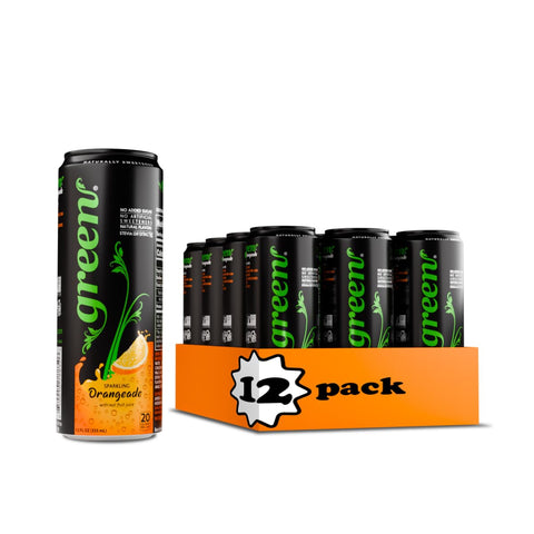 Green Cola Sugar Zero Calories Naturally Sweetened with 100% Stevia Leaf Extract Carbonated Soda 100% Cola Taste 12 Fl Oz each can Pack of 8