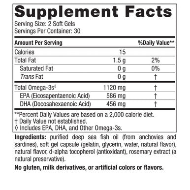 Nordic Naturals Ultimate Omega 2x 1120mg 60 Mini Soft Gels