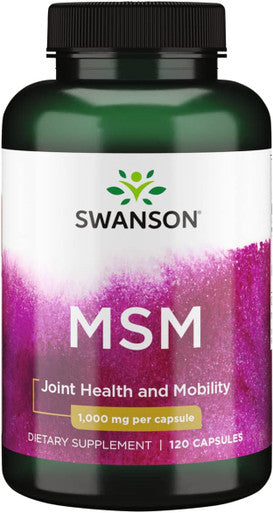 Swanson Msm 1000 Milligrams 120 Capsules
