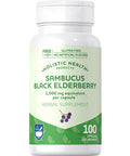 Rite Aid Elderberry Capsules 1000Mg, 100 Count, Supports Immunity, Powerful Antioxidants, Natural Herb
