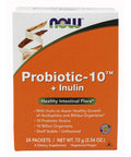 Now Foods Probiotic-10 Drink Sticks, 24-Count