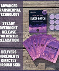 Tolevita Sleep Patches Nighttime Relaxation With Melatonin Lavender Ltheanine Gaba And Herbal Botanicals For Calm Evenings 36 Pcs