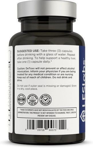 Les Labs Detoxx and Liver Support Duo- Bundle for Supporting Healthy Liver Function glutathione Production and detoxification