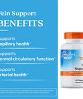 Doctor'S Best Vein Support Supplement - Contains Diosmin & Hesperidin Circulation Support For Legs & Feet For Men & Women Formula With Vitamin K2 & Natural Orange Extract Vegan 60 Veg Caps