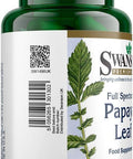 Swanson Full Spectrum Papaya Leaf - Herbal Supplement Promoting Digestive Health '&' GI Tract Support - Natural Formula Overall Wellness - (60 Capsules 400mg Each)