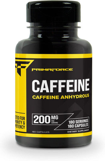 Primaforce Caffeine Pills 200mg 180 Capsules