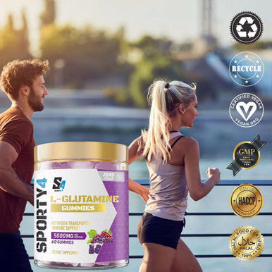 Sporty4 L Glutamine 5000mg No creatine Gummies