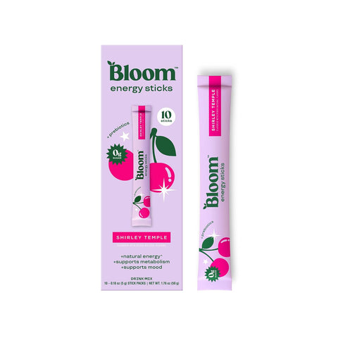 Bloom Nutrition Energy Drink Powder Packets, Sugar Free Energy Drink Mix with L-Theanine, B Vitamins & Natural Caffeine, On the Go Powder Sticks for Natural Energy, 10 Calories (10 Pouches (Pack of 1), Strawberry Watermelon)