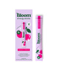 Bloom Nutrition Energy Drink Powder Packets, Sugar Free Energy Drink Mix with L-Theanine, B Vitamins & Natural Caffeine, On the Go Powder Sticks for Natural Energy, 10 Calories (10 Pouches (Pack of 1), Peach Mango)