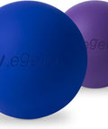 Massage Lacrosse Balls For Myofascial Release,Yoga Deep Tissue Massage,Trigger Point Therapy And Foot Plantar Fasciitis,Muscle Soreness Massager Ball (2Pack,Deep Blue And Purple)
