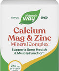 NatureS Way Calcium Magnesium and Zinc 765 Mg Per Serving 250 Capsules
