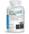 Bronson Tart Cherry Maximum Strength 7600 Mg, 180 Vegetarian Capsules (90 Servings)