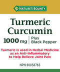 Natures Bounty Turmeric Curcumin 1000Mg Plus Black Pepper 90 Capsules