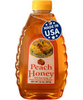 Peach Honey, 32oz, Raw & Unfiltered, Sweetwater Creek Honey Farm | 100% Raw, & Unfiltered, Peach-Infused to Perfection, Beekeeper Owned and Operated, Natural Sweetener, Sugar Replacement
