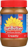 SunButter Creamy Sunflower Seed Spread 16 OZ Plastic Jars (Pack of 3)