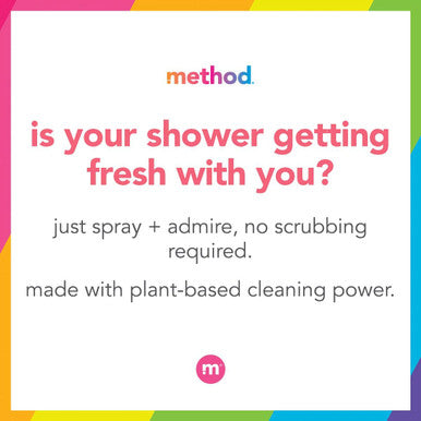 Method Daily Shower Cleaner Refill Eucalyptus Mint For Showers Tile Fixtures Glass and Tubs 68 Fl Oz (Pack of 2)