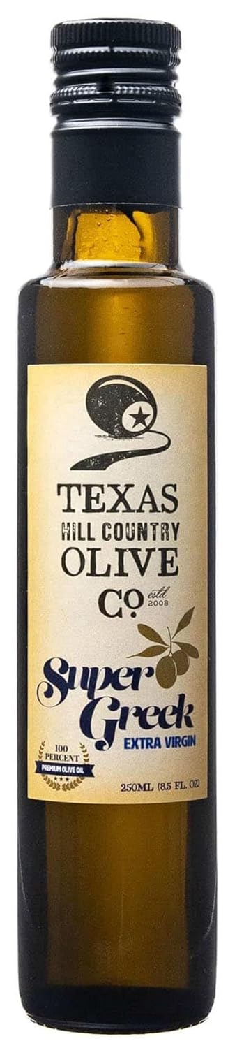 Texas Hill Country Olive Co Miller's Blend Extra Virgin Olive Oil - Cold Pressed EVOO Gourmet Olive Oil - Rich & Robust - Perfect for Dressing & Dipping - Award Winning & Made in Texas (16.9 oz)