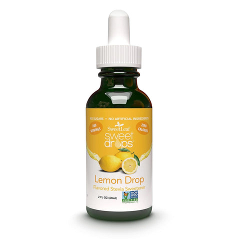 SweetLeaf Sweet Drops Flavored Stevia Liquid Sweetener Organic Extract Zero Calorie Gluten Keto Friendly Non GMO Natural Flavor Sugar Alternative Stevia Clear 2 Fl Oz (Pack of 1)