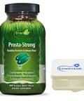 Irwin Naturals Prosta-Strong, Supports Prostate Health and Urinary Flow - 90 Liquid Softgels Bundle with a Pill Case