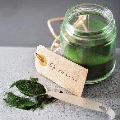 Dinavedic Spirulina Powder, 400g | Vegan Superfood, Paleo, Keto, Rich in Antioxidants, Iron, and Vitamin B; is a Complete Protein; Use in Juices,Teas, Smoothies and Yogurts
