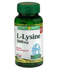 Nature's Bounty L-Lysine 1000 Mg Tablets 60 Count(Pack Of 4)