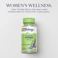 Solaray Vitex, 400 mg, 100 Count