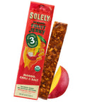 Solely - Organic Mango Fruit Jerky - 12 Individually Wrapped Fruit Strips - Fruit Leather Made from Dried Fruits - Healthy Snacks, Vegan - 0.8oz (23g)