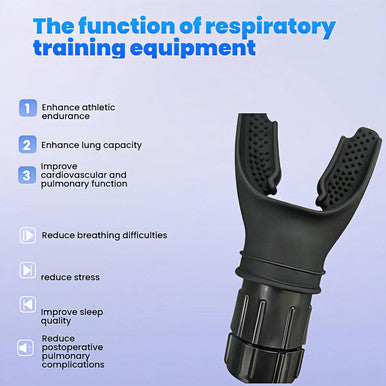 Fanbodta Portable Lung Capacity & Ab Trainer - Adjustable Resistance Breathing Exerciser For Core Strength Swimming Martial Arts | Medical-Grade Silicone Compact Design With Flow Control Valve