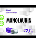 Hepatica Monolaurin 500Mg 120 Vegan Capsules, 3Rd Party Lab Tested, High Strength Supplement, Gluten And Gmo