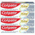 Colgate Total Toothpaste With Stannous Fluoride And Zinc Multi Benefit Toothpaste With Sensitivity Relief And Cavity Protection Deep Clean 4.8 Ounce (4 Pack)