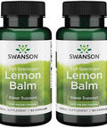 Swanson Full Spectrum Lemon Balm Relaxation Sleep Support 500 Milligrams 60 Capsules (4 Pack)