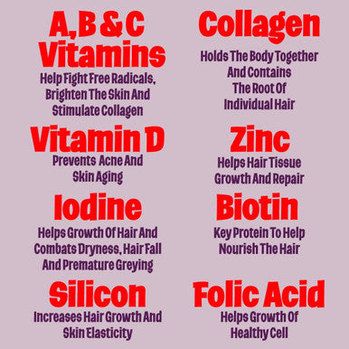 70 Hair Gummies Biotin 6000Mcg Collagen Silicon Paba & Multivitamins Hair Skin And Nails Vitamins Gummy For Women B Complex Folic Acid 400Mcg Vitamin A C D E & Zinc For Hair Growth Pectin-Based