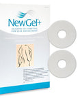 Newgel+ Advanced Silicone Professional Scar Treatment Sheeting 1 Mm Thick For Areola, Post Surgery Cosmetic Procedure, 1 Pair (2 Count) Per Box - Clear