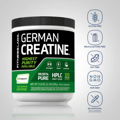 Fitness Labs German Creatine Monohydrate Powder | 1.1 lb