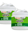 Hempvana Relief Cream 2 Pack with Seed Extract Relieves Inflammation Muscle Joint Back Knee Nerves and Arthritis Made in USA 3oz Paraben Free Vegan Cruelty Free As Seen On TV