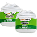 Hempvana Relief Cream 2 Pack with Seed Extract Relieves Inflammation Muscle Joint Back Knee Nerves and Arthritis Made in USA 3oz Paraben Free Vegan Cruelty Free As Seen On TV