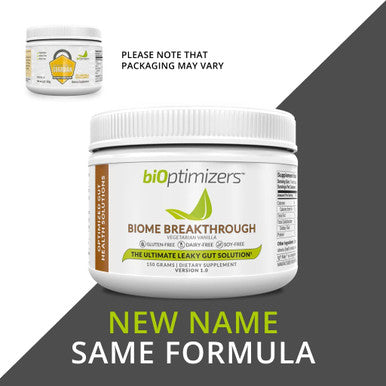 Biome Breakthrough Repair Powder - Vegetarian Vanilla - Contains Probiotics for Men and Women - Gas & Bloating Relief - GI Revive - Improves Gut Health - 30 Servings - 150g
