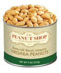 The Peanut Shop of Williamsburg Lightly Salted Handcooked Virginia Peanuts, Williamsburg Peanuts, Non-Gmo, Kosher Certified - 18 Oz Tin