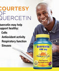 Nature's Life Quercetin 400 mg 100 Vegetarian Capsules