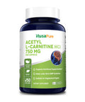 NusaPure Acetyl L-Carnitine 750mg Per Caps 150 Veggie Capsules (Non-GMO & ) High Potency Acetyl L Carnitine (ALCAR) Supplement Pills