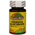 Nature's Blend Ferrous Gluconate Tablets, 100 Count